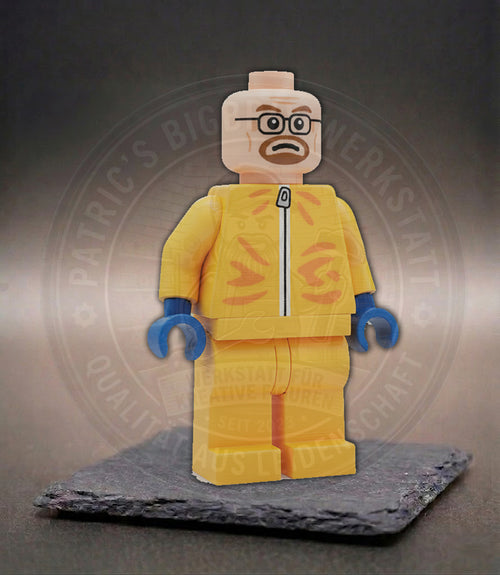 BigBrix Figur Walter White Heisenberg – Breaking Bad Klemmbaustein Sammlerstück