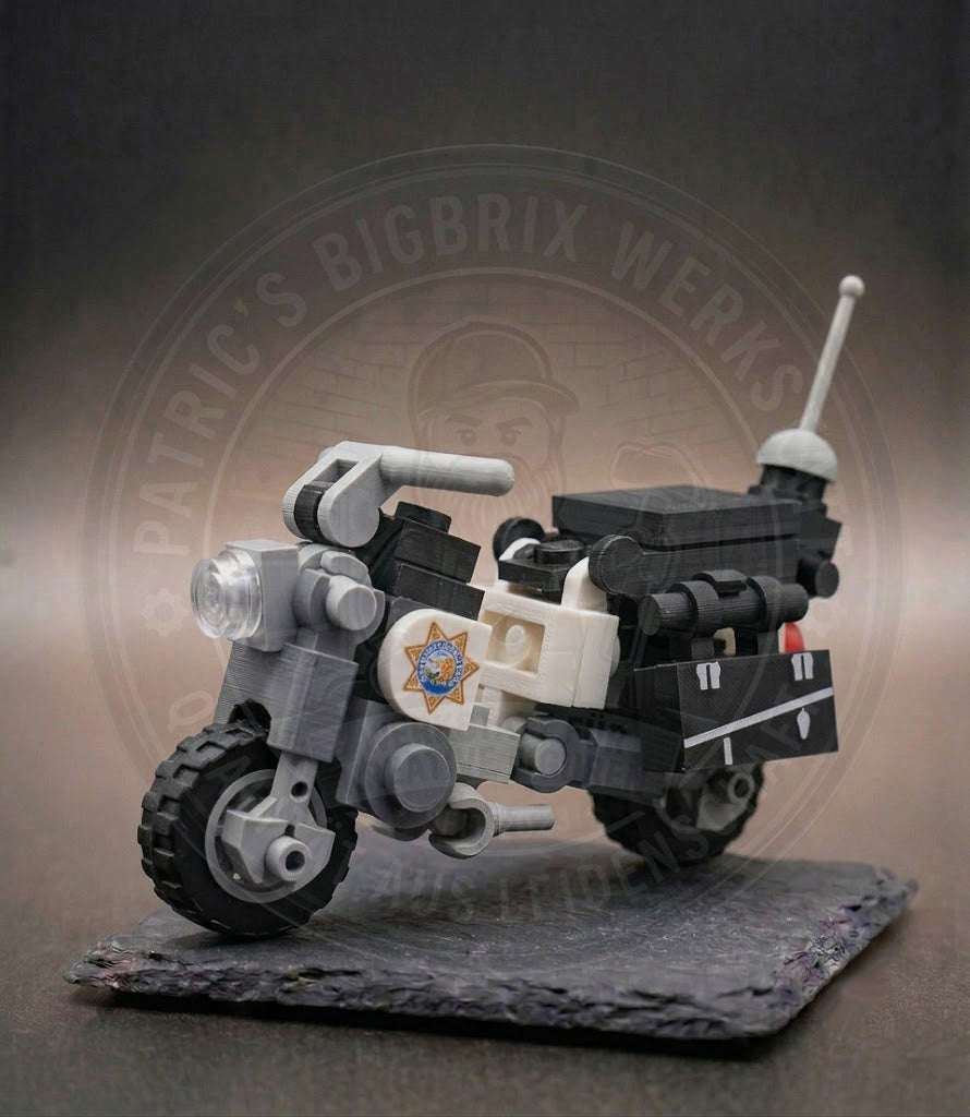 BigBrix Figur CHiPs - Motorrad