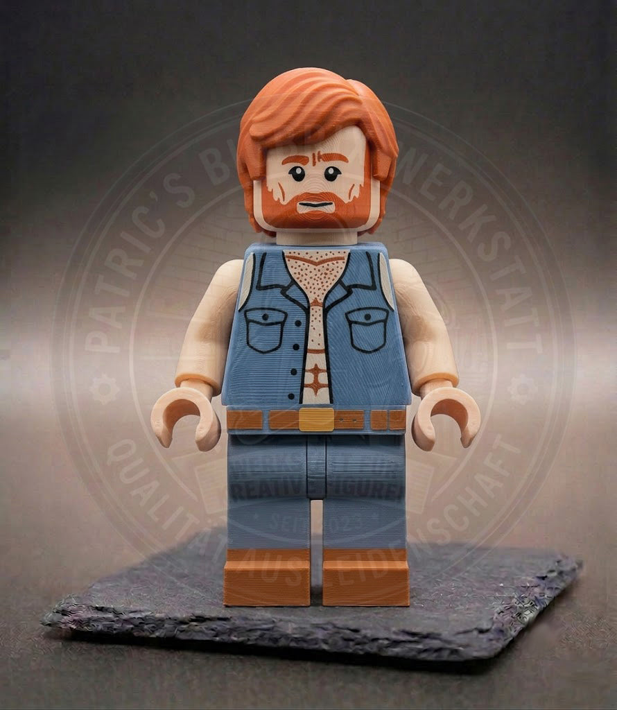 Chuck Norris BigBrix Figur Klemmbaustein Sammelfigur