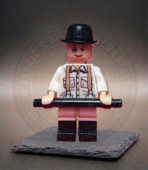 BigBrix Figur Alex – Clockwork Orange Klemmbaustein Sammlerstück