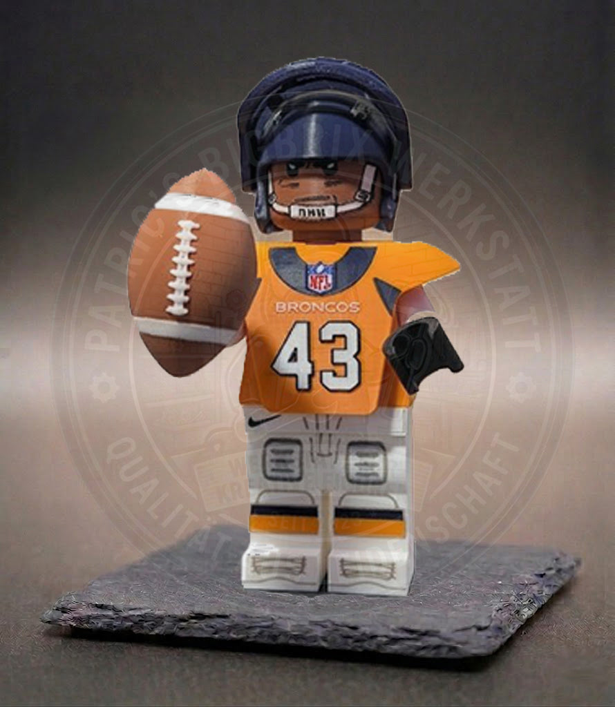 Denver Broncos Footballer NFL BigBrix Figur Klemmbaustein