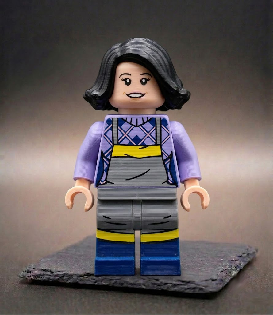 Monica Geller Friends BigBrix Figur Klemmbaustein