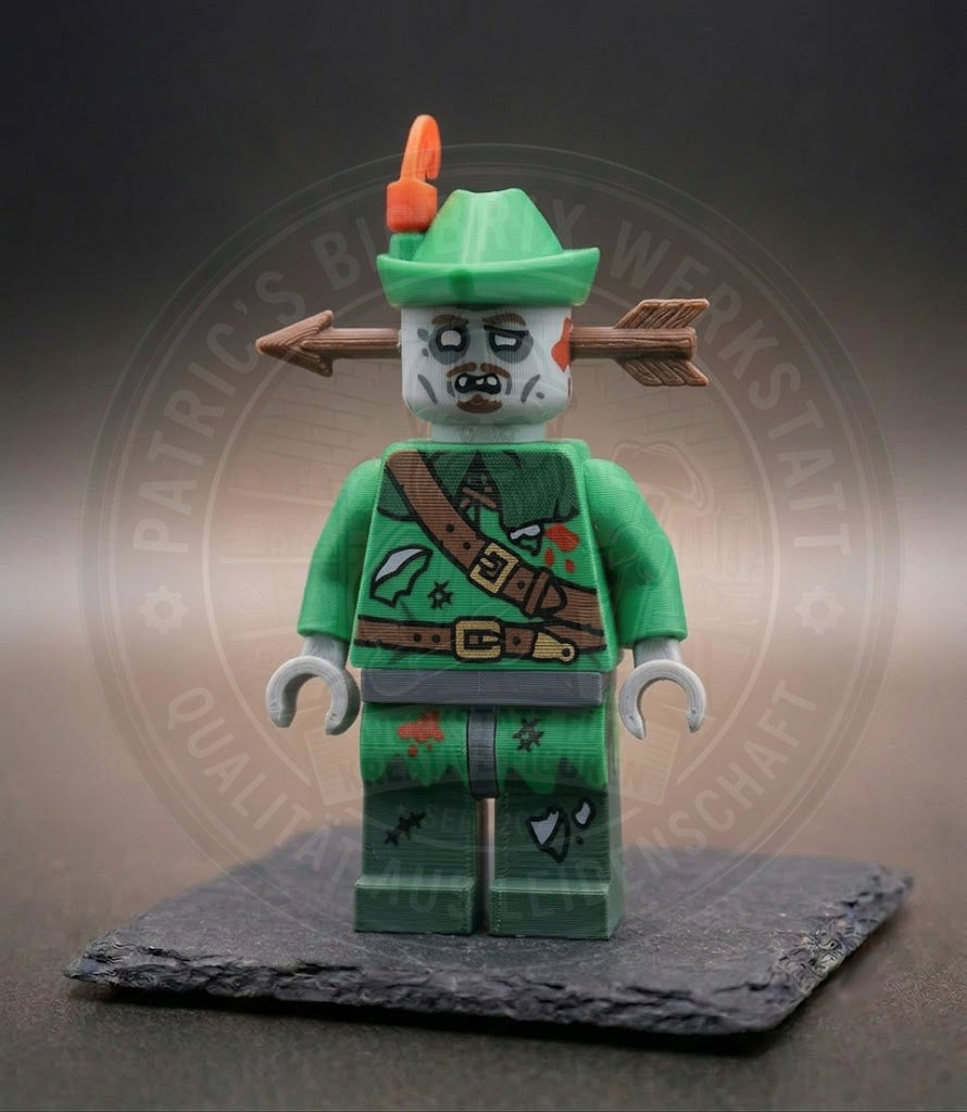 BigBrix Figur Horror - Zombie Robin Hood