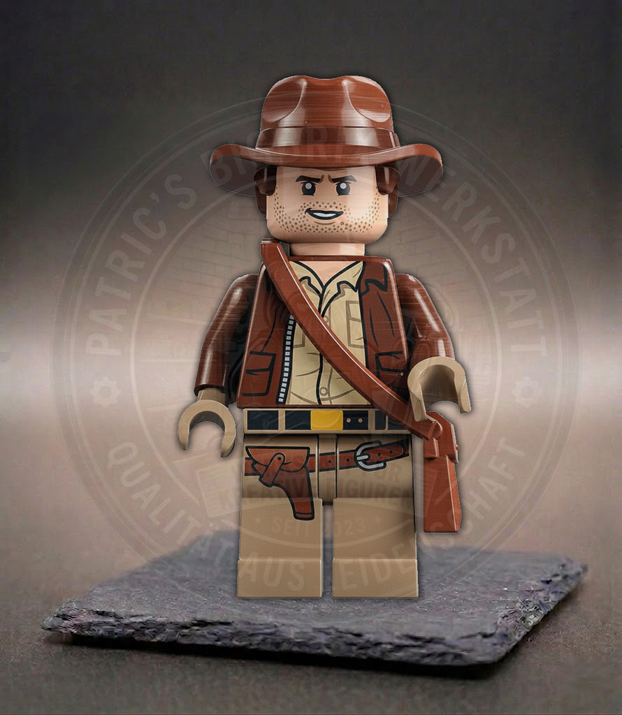 BigBrix Figur Indiana Jones – Klemmbaustein Sammlerstück