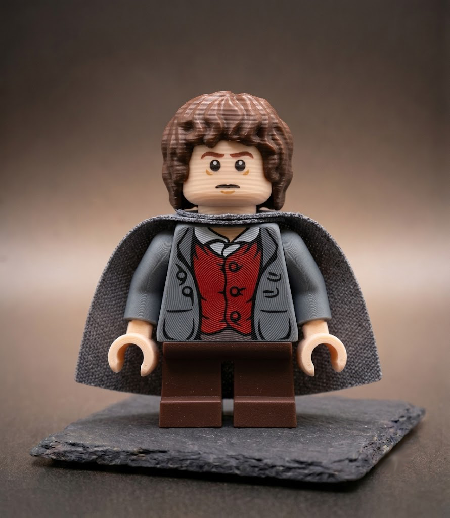 Frodo Beutlin Herr der Ringe BigBrix Figur Klemmbaustein