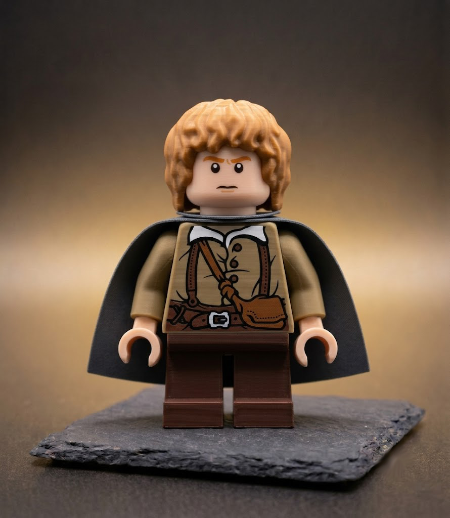 Samweis Gamdschie Herr der Ringe BigBrix Figur Klemmbaustein