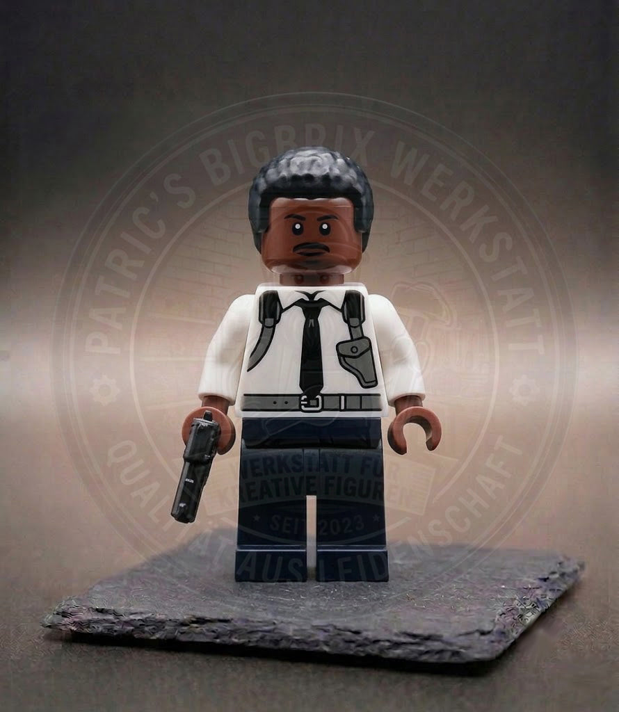 BigBrix Figur Roger Murtaugh – Lethal Weapon Klemmbaustein Sammlerstück