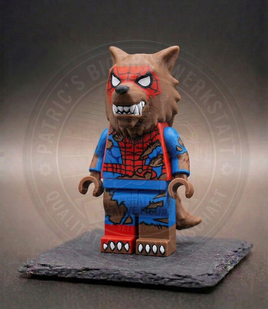 BigBrix Figur Marvel - Spiderwolf