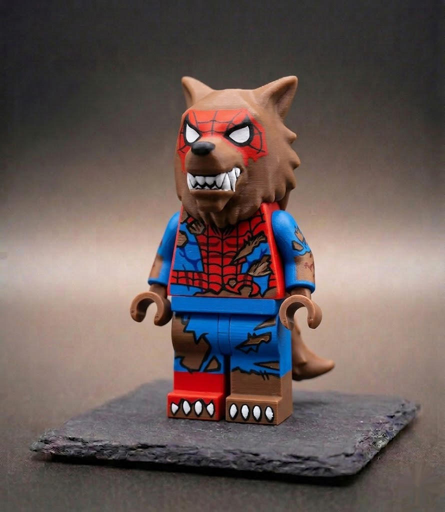 BigBrix Figur Marvel - Spiderwolf