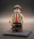 Mr. Bean BigBrix Figur Klemmbaustein mit Teddybär