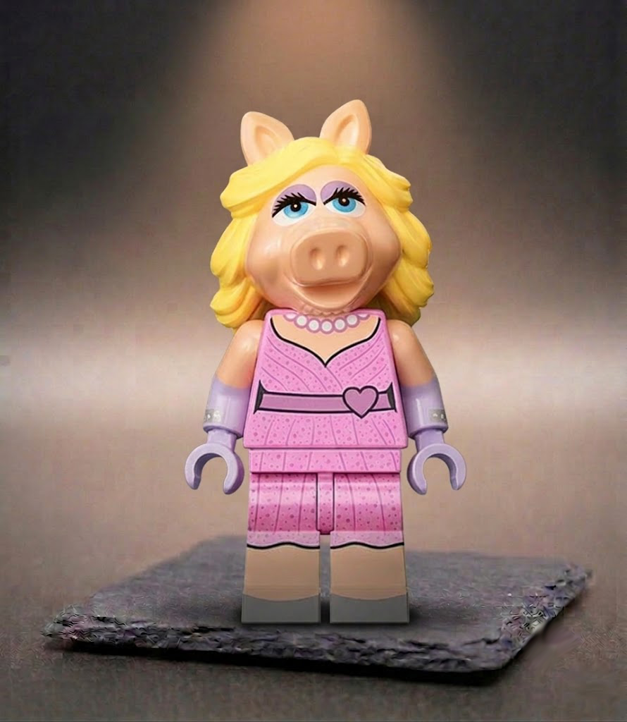 Miss Piggy Muppet Show BigBrix Figur Klemmbaustein