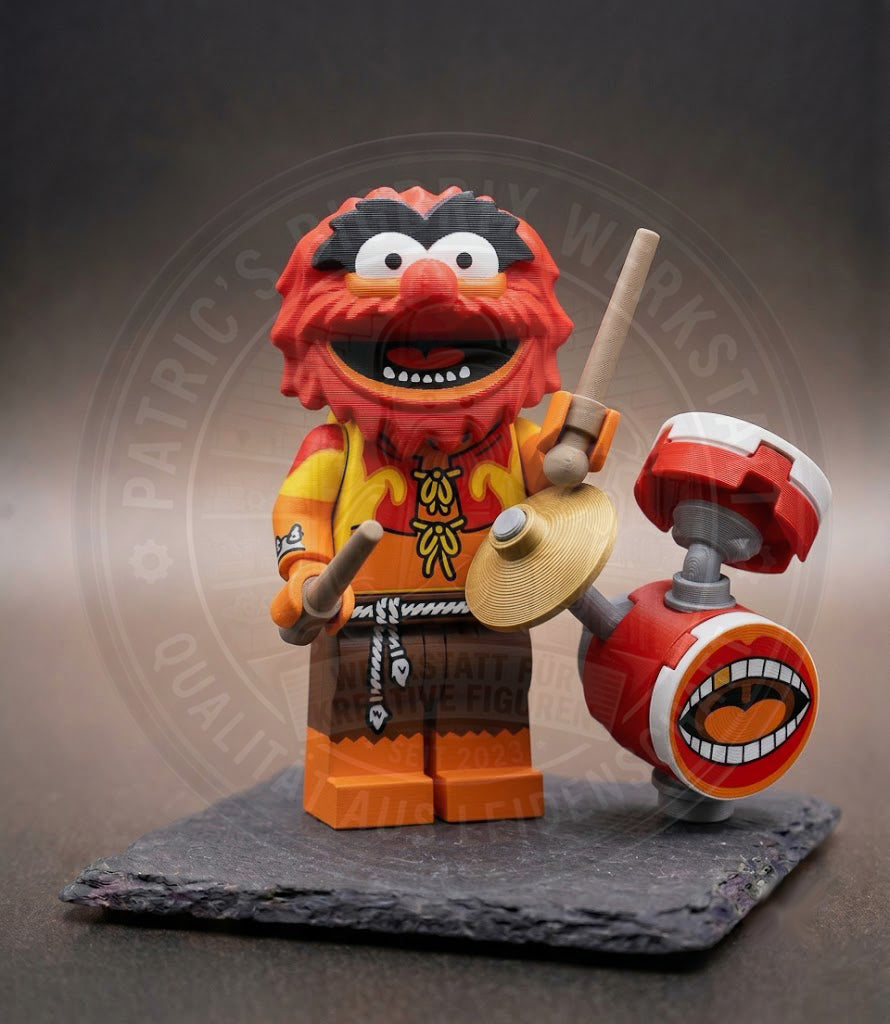 Animal Muppet Show BigBrix Figur Klemmbaustein Schlagzeuger