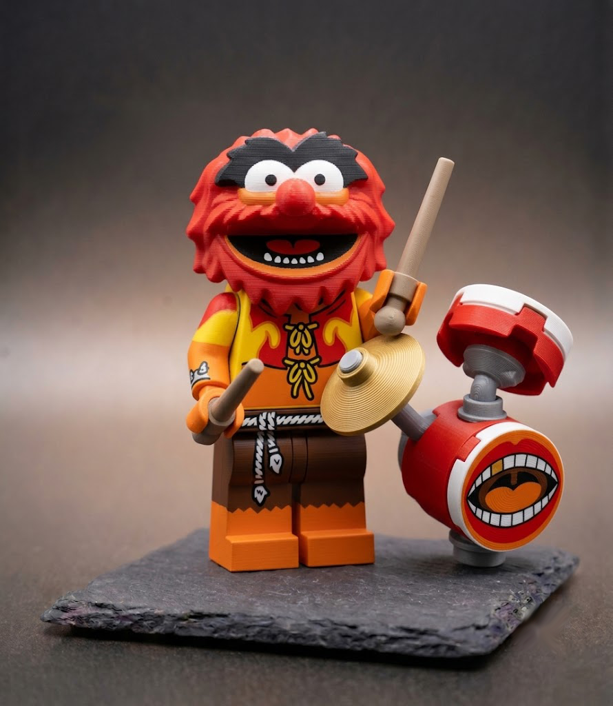 Animal Muppet Show BigBrix Figur Klemmbaustein Schlagzeuger