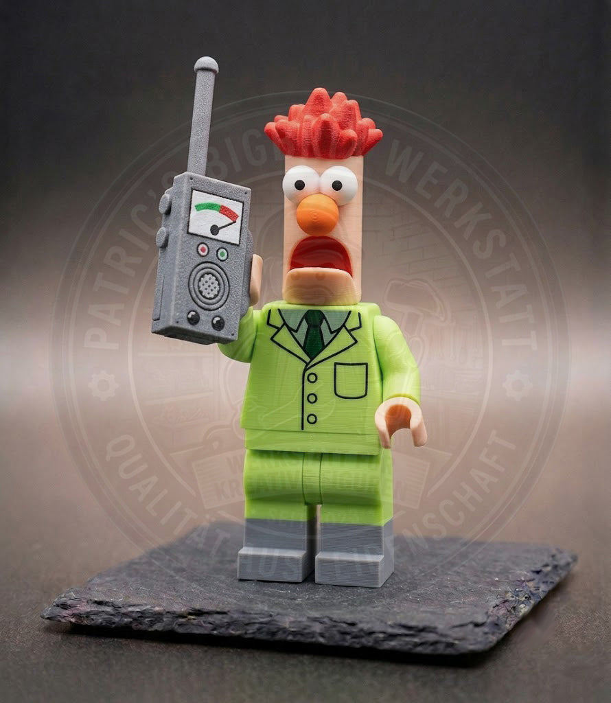 Beaker Muppet Show BigBrix Figur Klemmbaustein Laborassistent