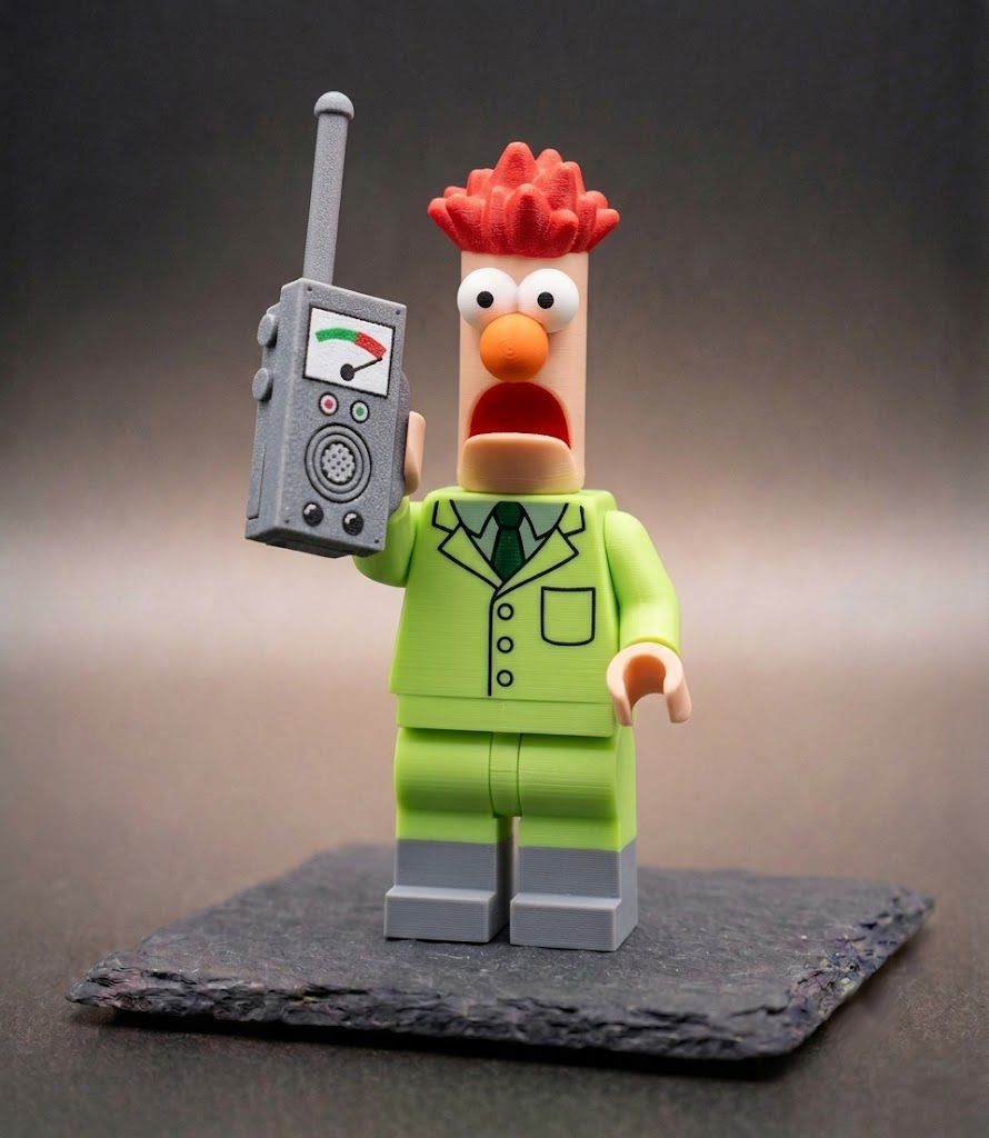 Beaker Muppet Show BigBrix Figur Klemmbaustein Laborassistent