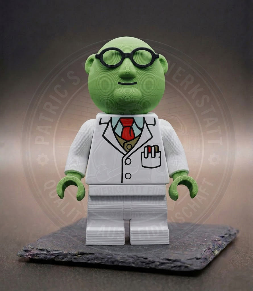 Bunsen Honeydew Muppet Show BigBrix Figur Klemmbaustein Wissenschaftler