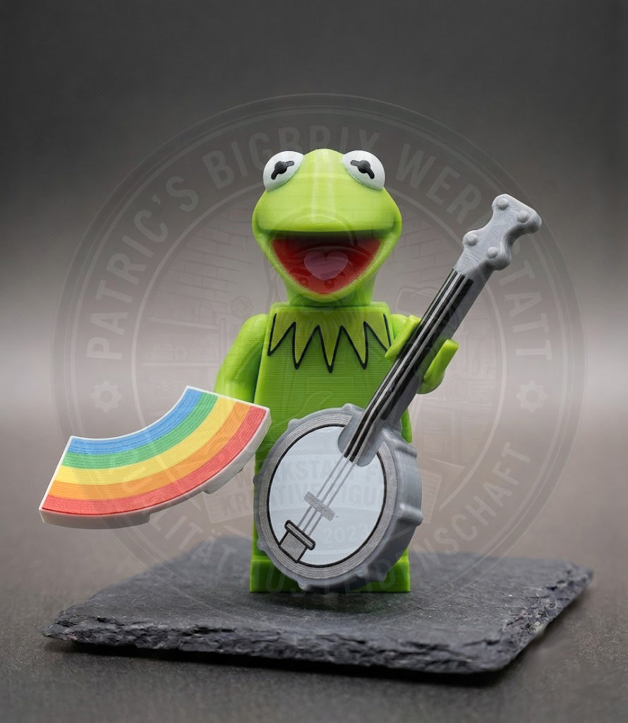 Kermit der Frosch Muppet Show BigBrix Figur mit Banjo