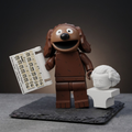 Rowlf Muppet Show BigBrix Figur Klemmbaustein Pianist