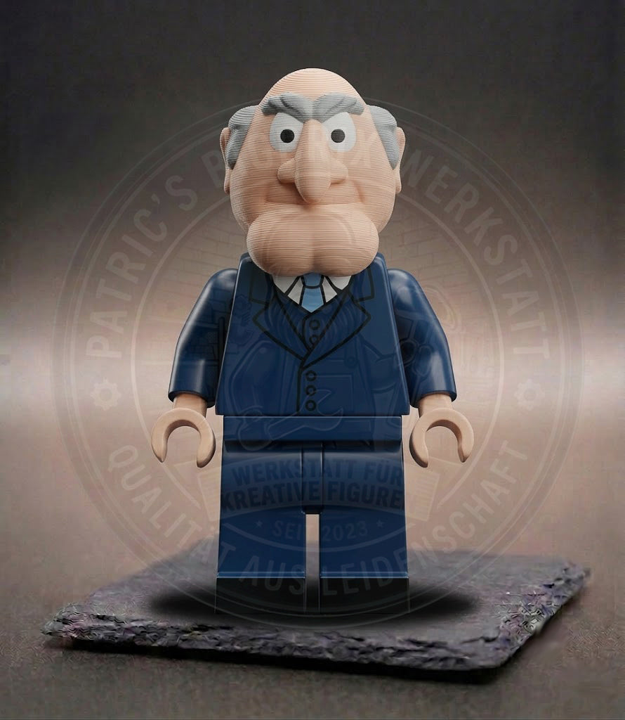 Waldorf Muppet Show BigBrix Figur Klemmbaustein