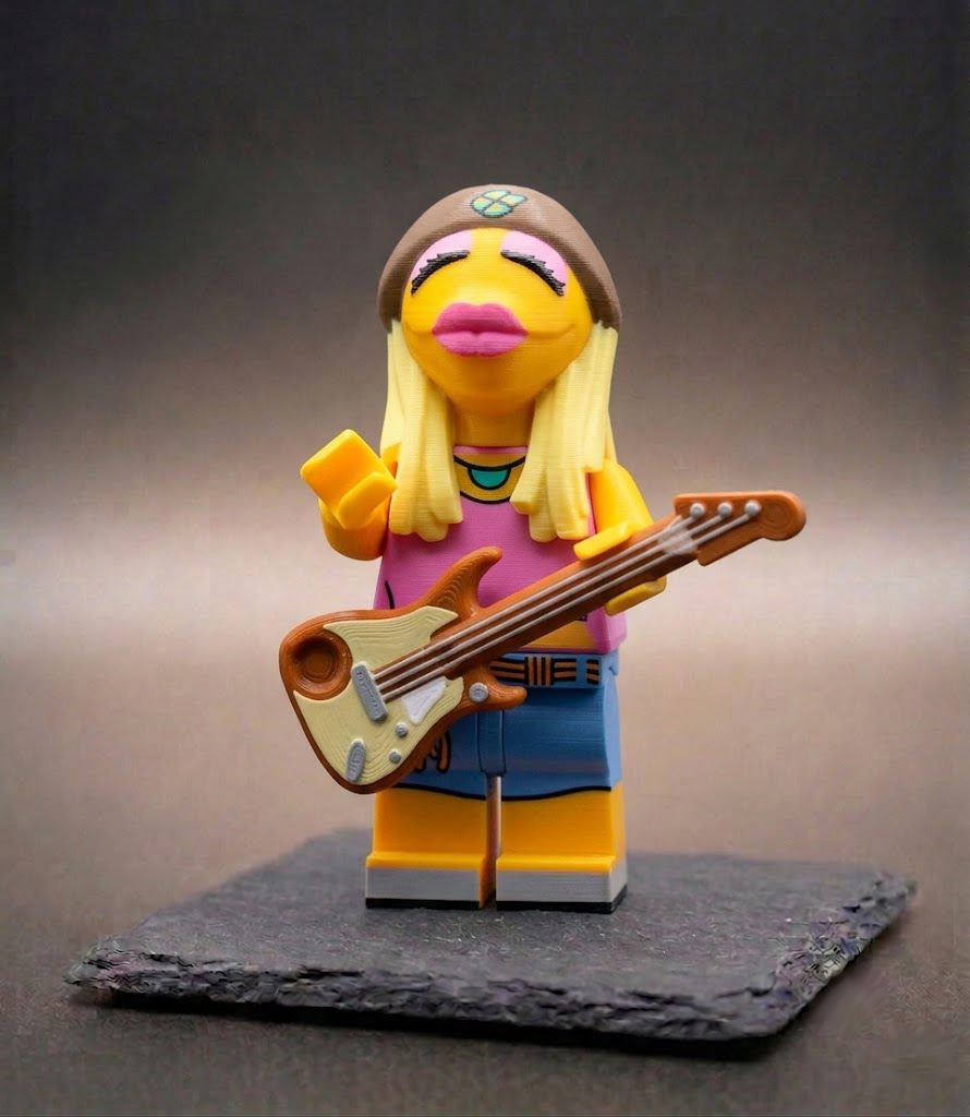 Janice Muppet Show Electric Mayhem BigBrix Figur Klemmbaustein