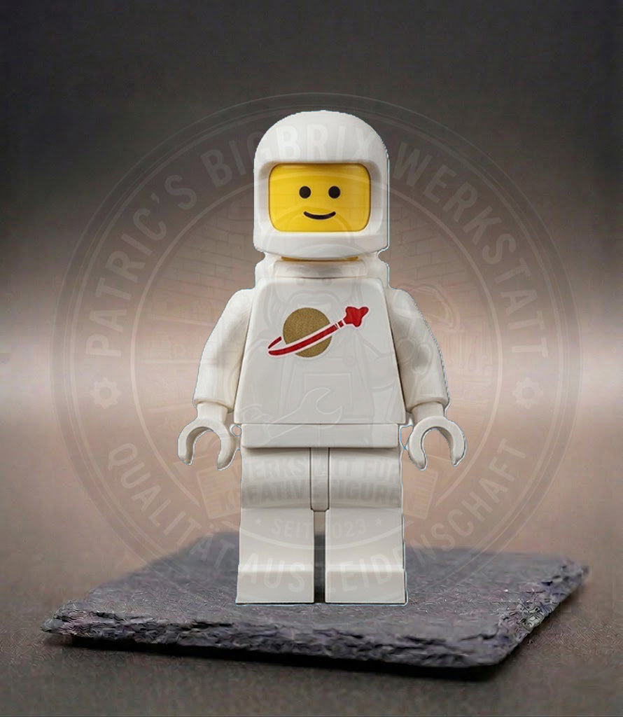 BigBrix Figur Retro Astronaut – Klemmbaustein Sammlerstück