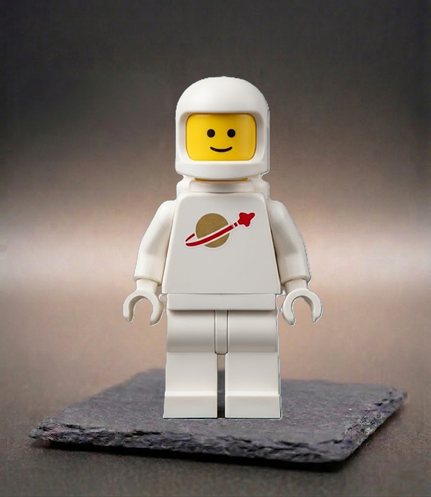 BigBrix Figur Retro Astronaut – Klemmbaustein Sammlerstück