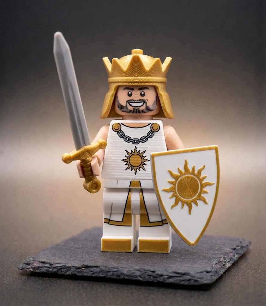 BigBrix Figur Ritter der Kokosnuss - König Artus