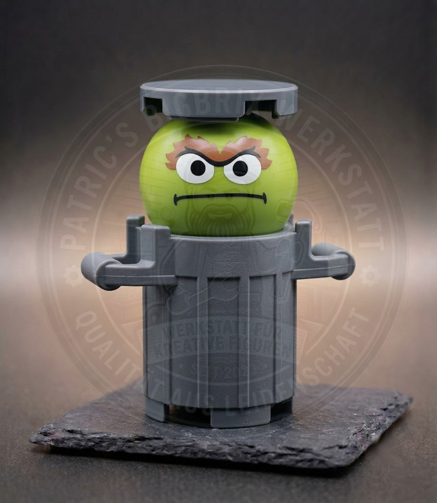 Oskar Griesgram Sesamstraße BigBrix Figur Klemmbaustein