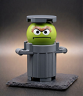 Oskar Griesgram Sesamstraße BigBrix Figur Klemmbaustein