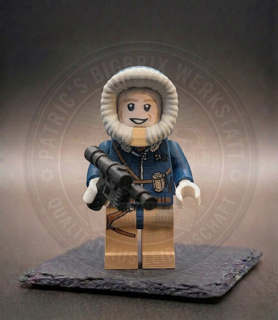Han Solo Hoth Outfit Star Wars BigBrix Figur Klemmbaustein