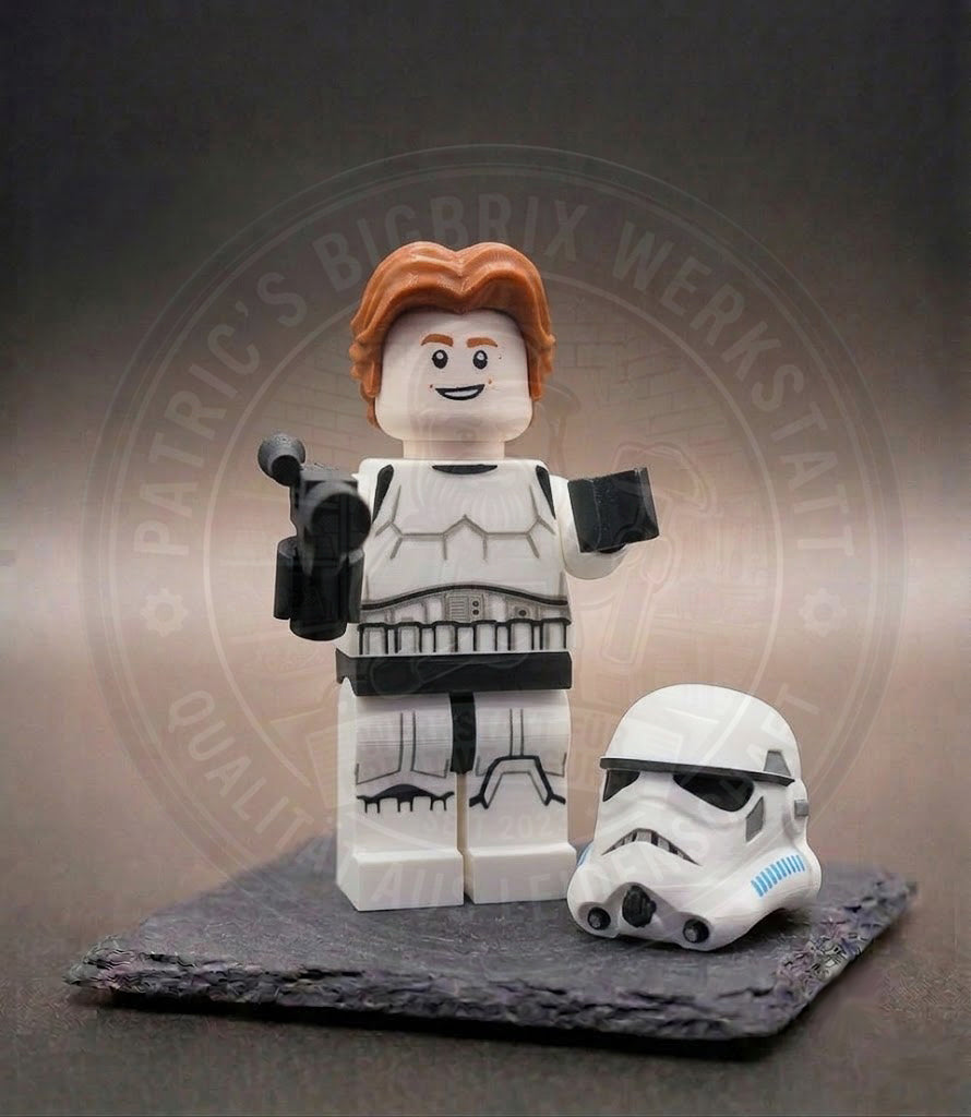 Han Solo Stormtrooper Outfit Star Wars BigBrix Figur Klemmbaustein
