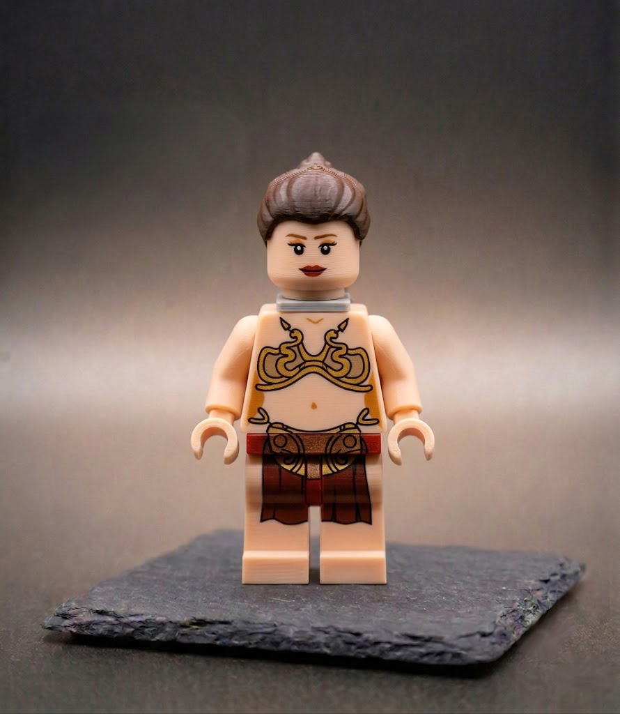 Leia Jabba Palast Outfit Star Wars BigBrix Figur Klemmbaustein