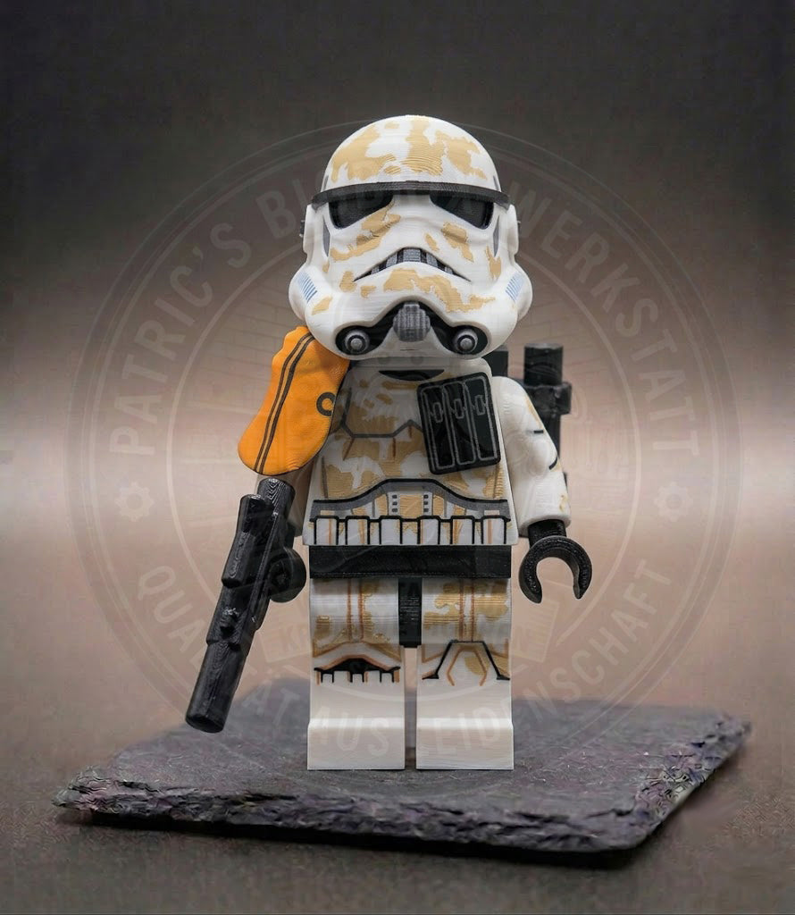 Sandtrooper Star Wars BigBrix Figur Klemmbaustein Wüstensoldat