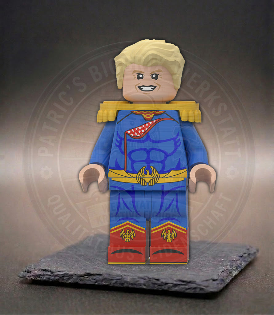 BigBrix Figur Homelander – The Boys Klemmbaustein Sammlerstück