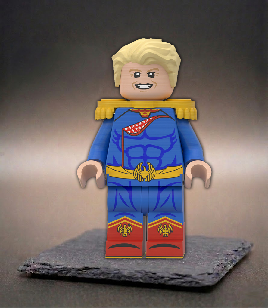 BigBrix Figur Homelander – The Boys Klemmbaustein Sammlerstück