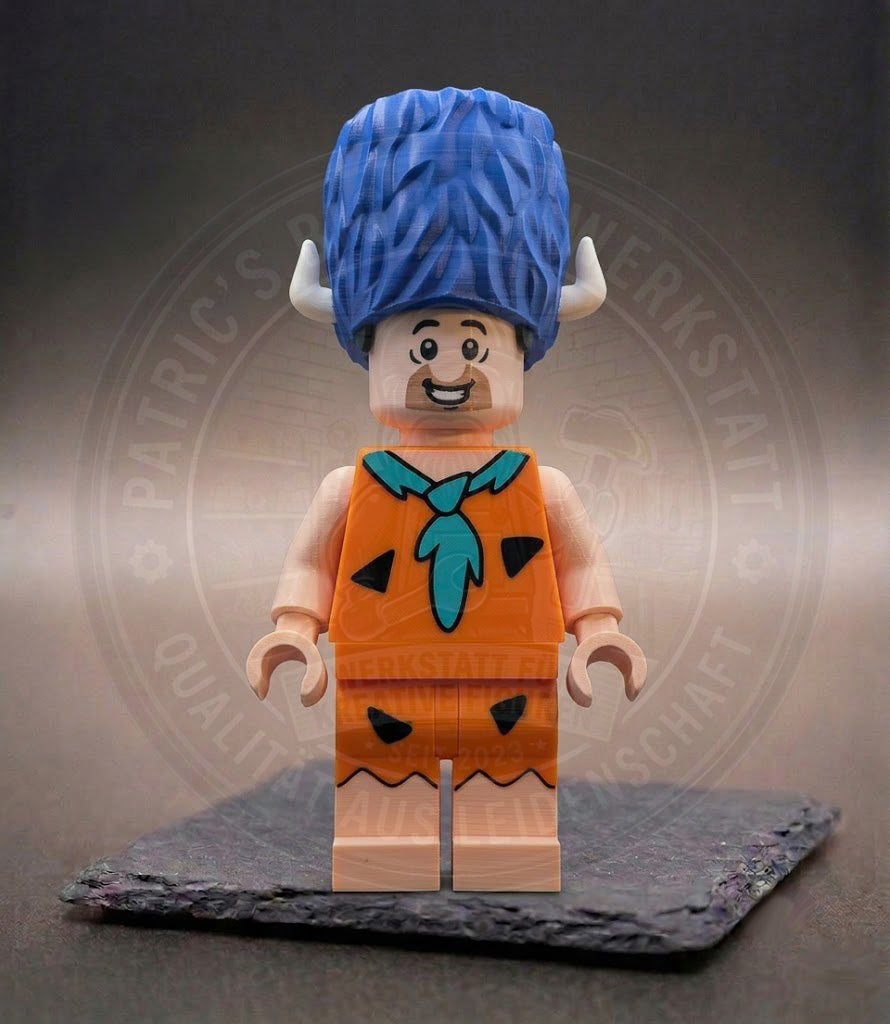 BigBrix Figur The Flintstones Fred Wasserbüffel Outfit