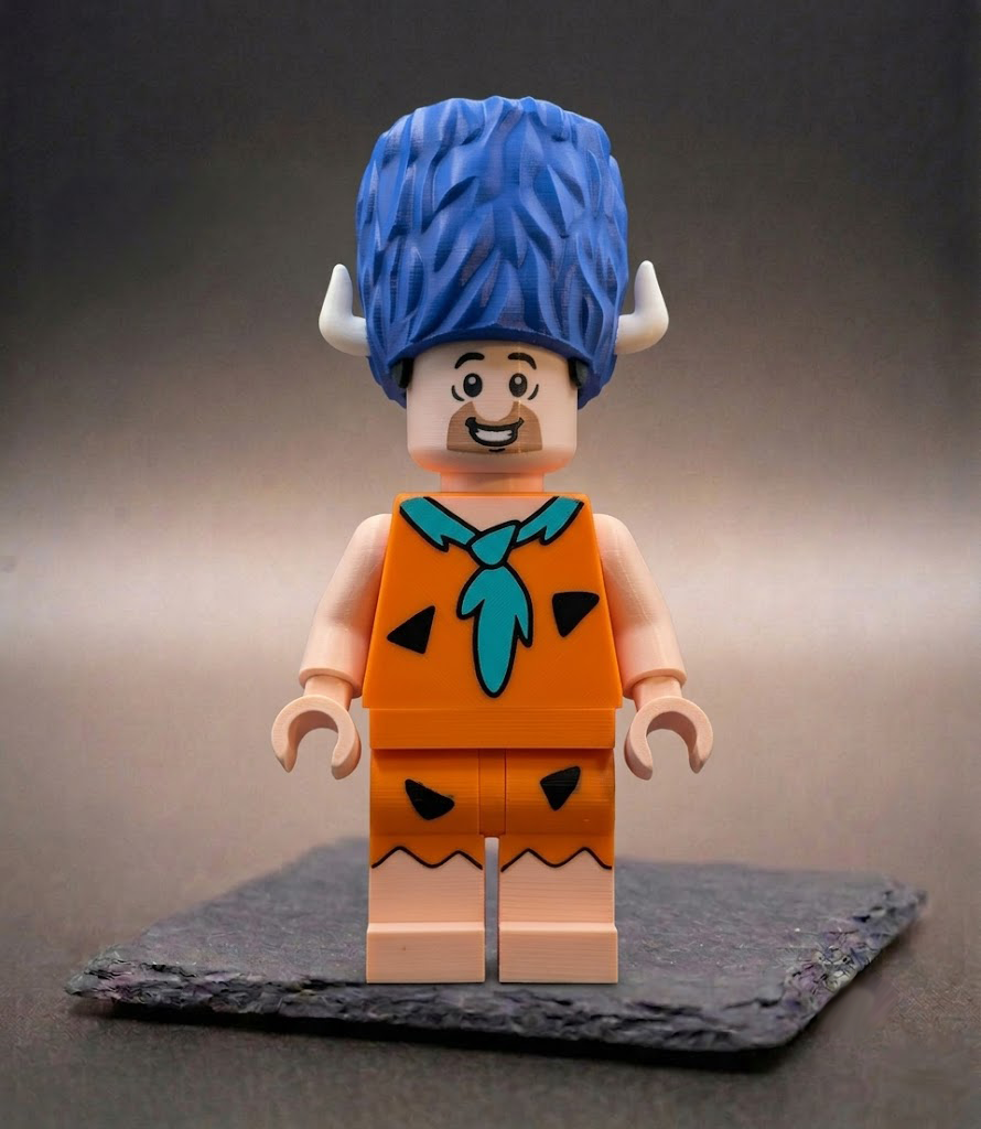 BigBrix Figur The Flintstones Fred Wasserbüffel Outfit