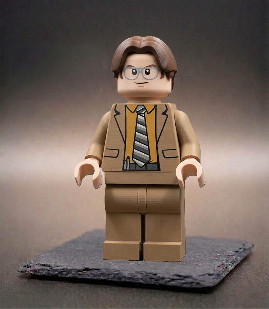 BigBrix Figur – Dwight Schrute