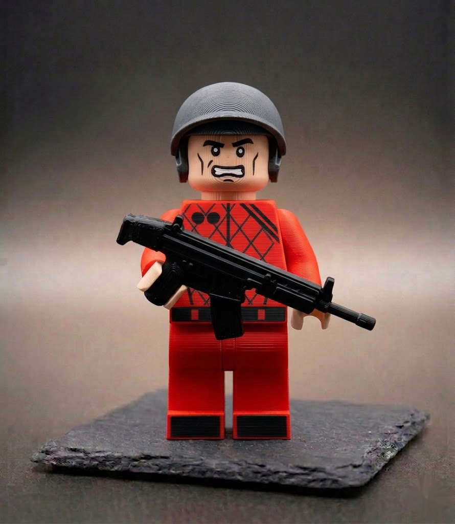 BigBrix Figur V - Die Besucher - Soldat v.3