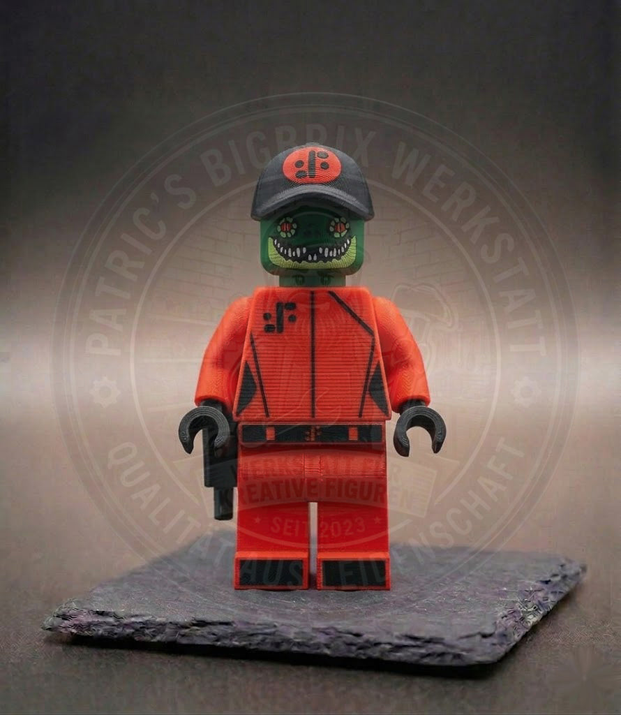 BigBrix Figur V - Die Besucher - Lizzard