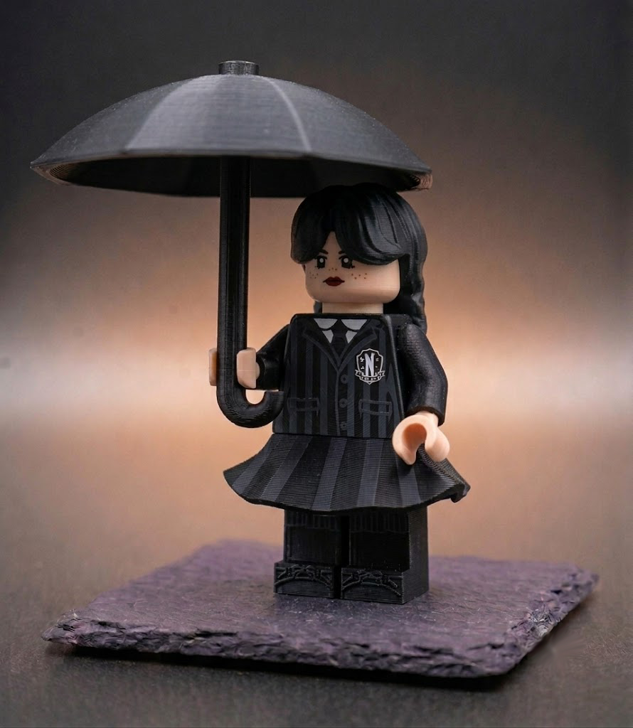 BigBrix Figur Wednesday – Wednesday Addams